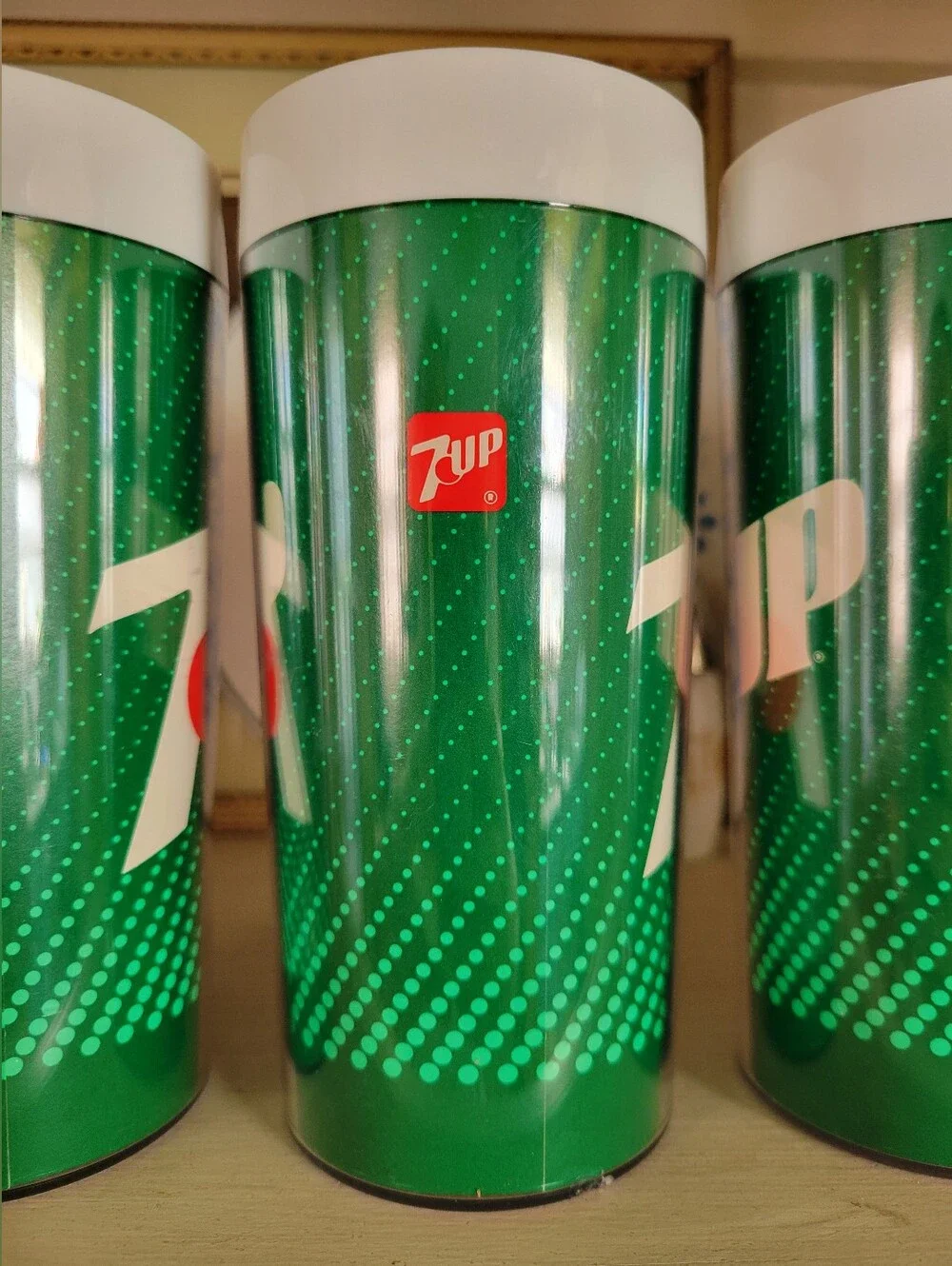 7up Branded Thermo-Serv Drink Tumblers - Set of 4